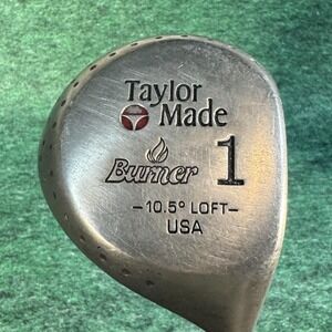 Vintage TaylorMade Burner Tour Preferred Driver 1 Wood 10.5° USA True Temper
